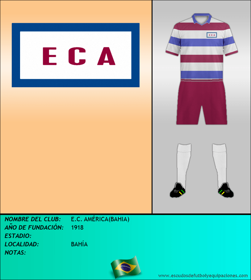 Escudo de E.C. AMÉRICA(BAHIA)