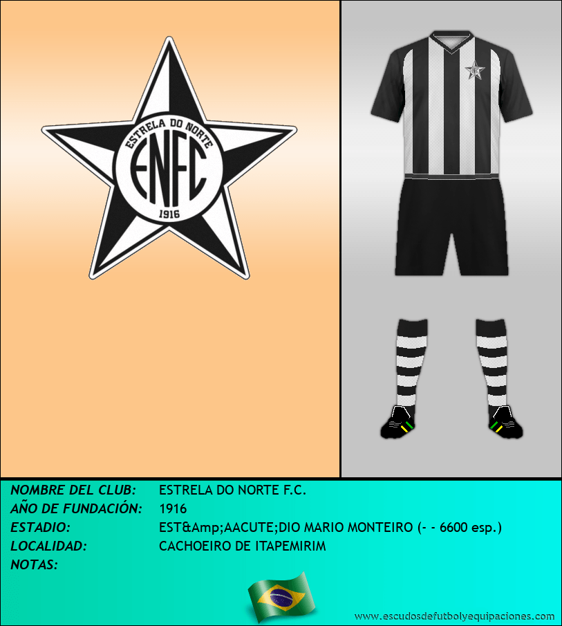 Escudo de ESTRELA DO NORTE F.C.