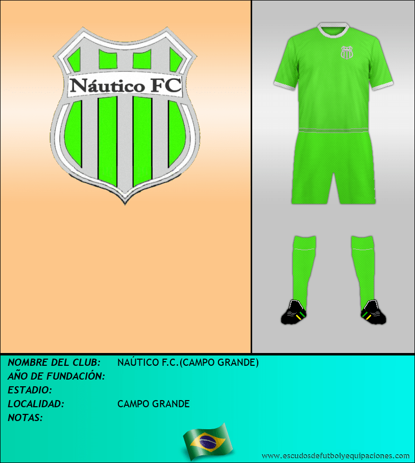 Escudo de NAÚTICO F.C.(CAMPO GRANDE)