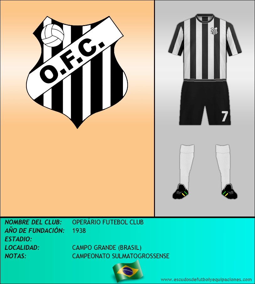 Escudo de OPERÁRIO FUTEBOL CLUB