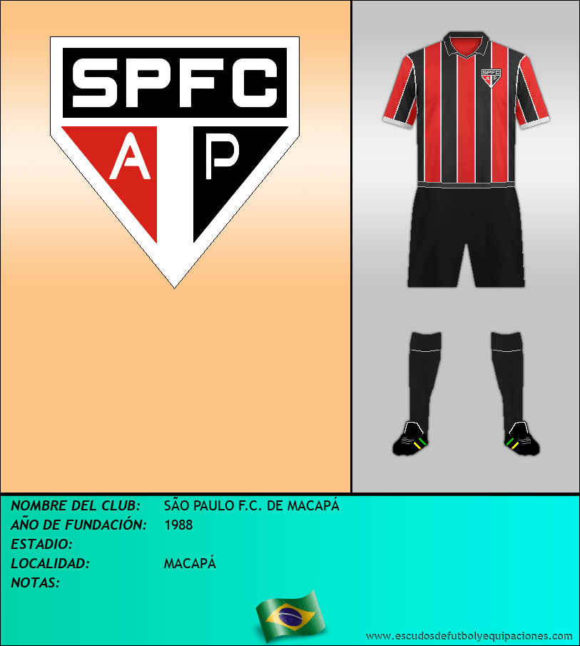 Escudo de SÃO PAULO F.C. DE MACAPÁ
