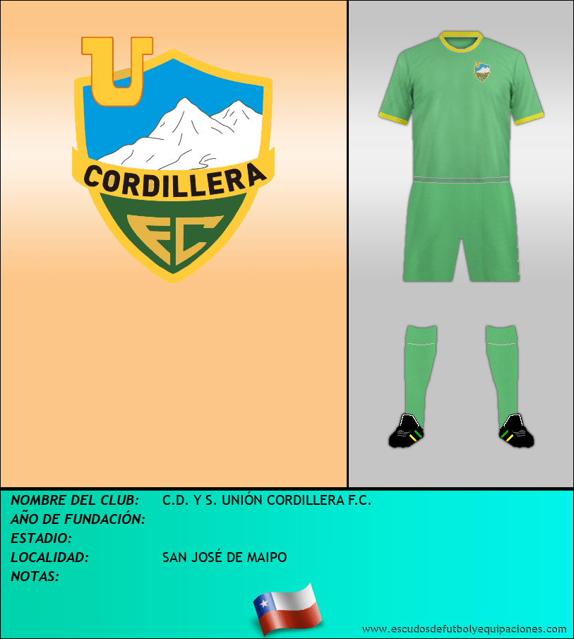Escudo de C.D. Y S. UNIÓN CORDILLERA F.C.