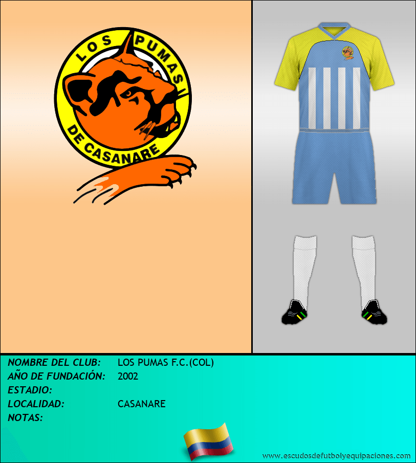 Escudo de LOS PUMAS F.C.(COL)