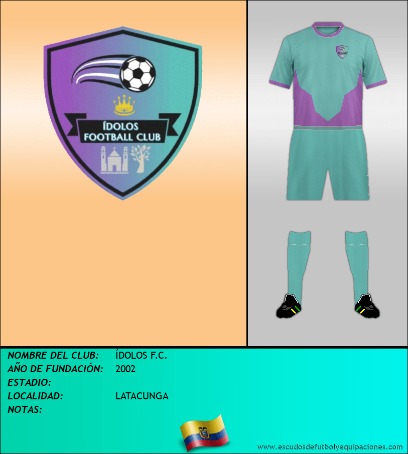 Escudo de ÍDOLOS F.C.