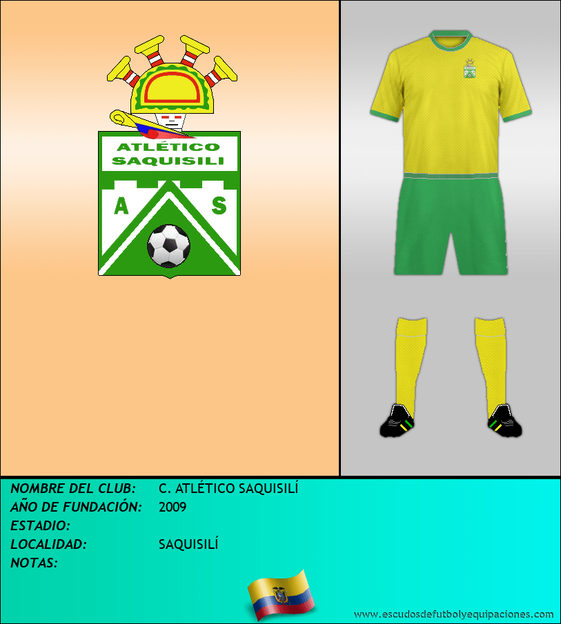 Escudo de C. ATLÉTICO SAQUISILÍ