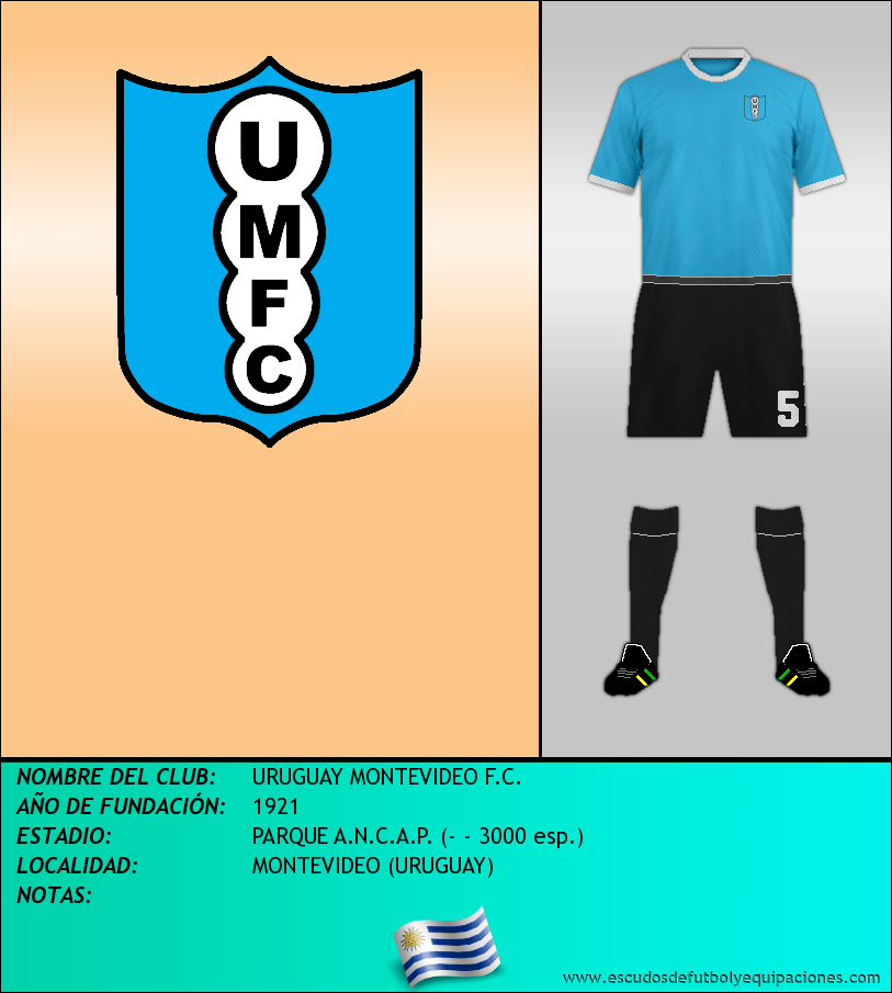 Escudo de URUGUAY MONTEVIDEO F.C.