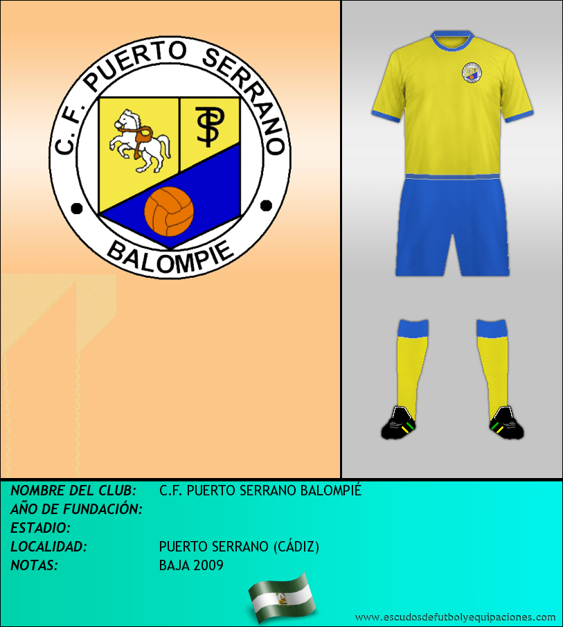 Escudo de C.F. PUERTO SERRANO BALOMPIÉ