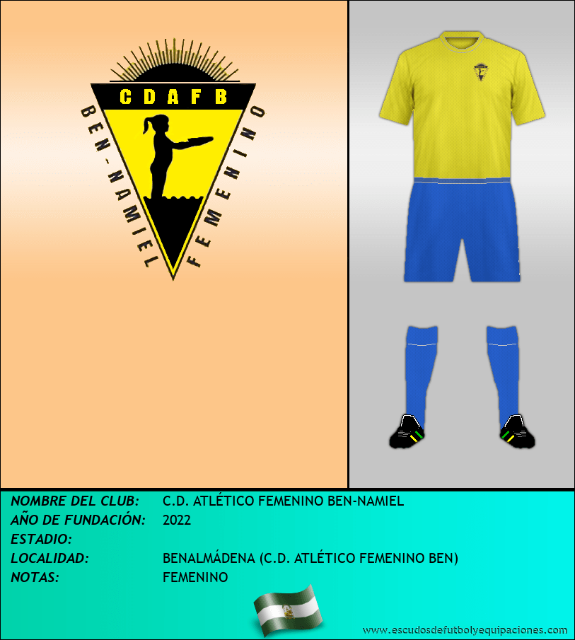 Escudo de C.D. ATLÉTICO FEMENINO BEN-NAMIEL