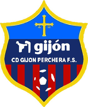 Escudo de C.D. GIJÓN PERCHERA F.S. (ASTURIAS)