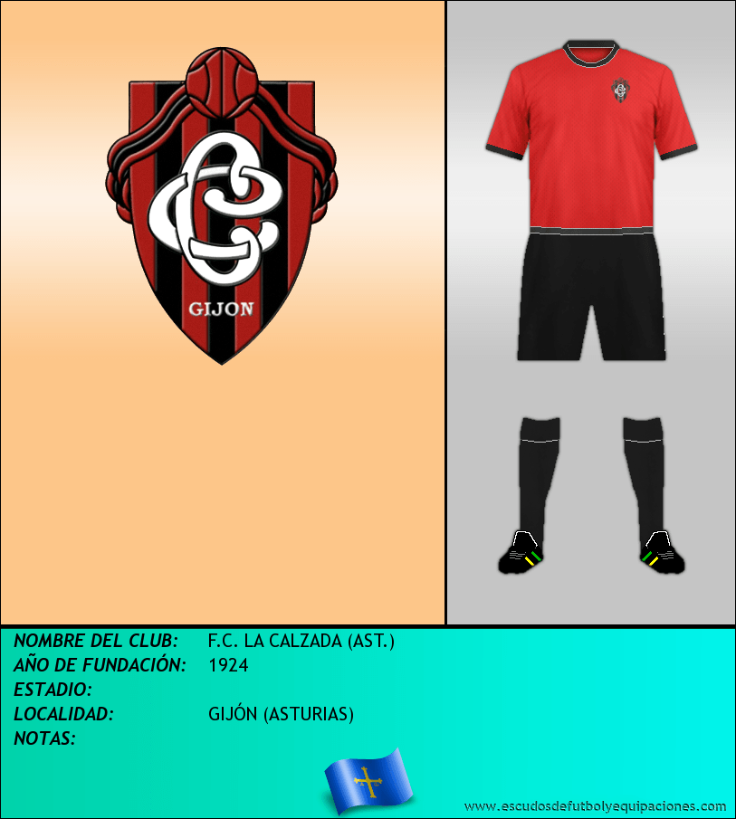 Escudo de F.C. LA CALZADA (AST.)