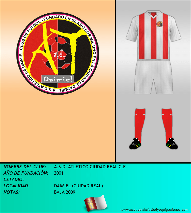 Escudo de A.S.D. ATLÉTICO CIUDAD REAL C.F.