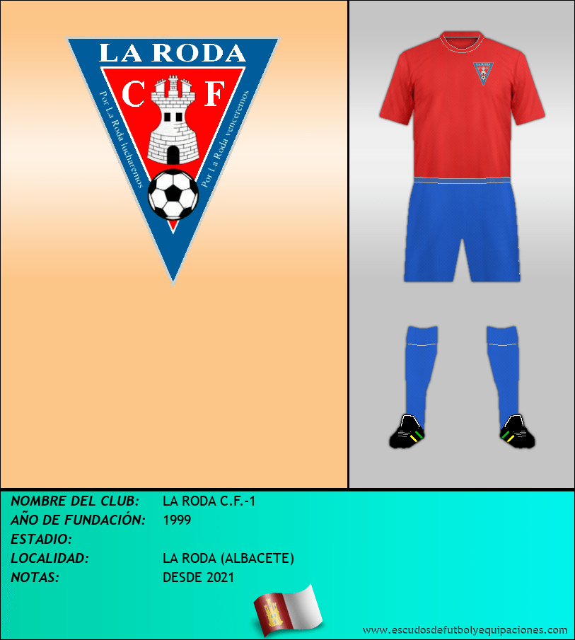 Escudo de LA RODA C.F.-1
