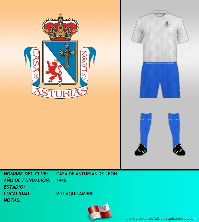 Escudo de CASA DE ASTURIAS DE LEÓN