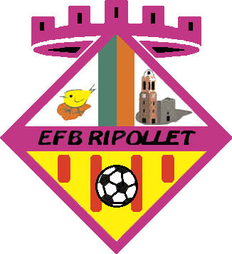 Escudo de A.D. E.F.B. RIPOLLET (CATALUÑA)