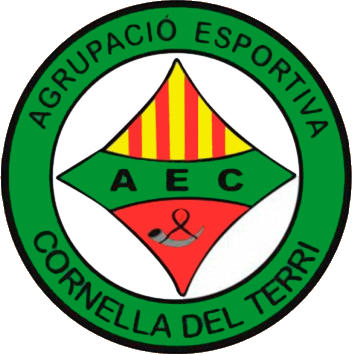Escudo de A.E. CORNELLÁ DEL TERRI-1 (CATALUÑA)