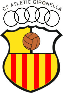 Escudo de C.F. ATLÉTIC  GIRONELLA-1 (CATALUÑA)