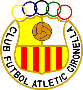 Escudo de C.F. ATLÉTIC  GIRONELLA (CATALUÑA)