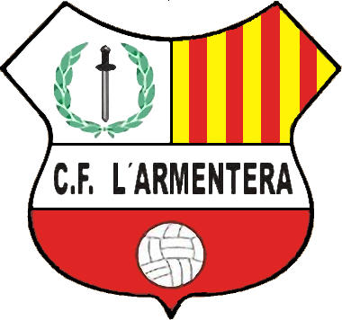 Escudo de C.F. L'ARMENTERA (CATALUÑA)