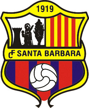 Escudo de C.F. SANTA BÁRBARA (CATALUÑA)