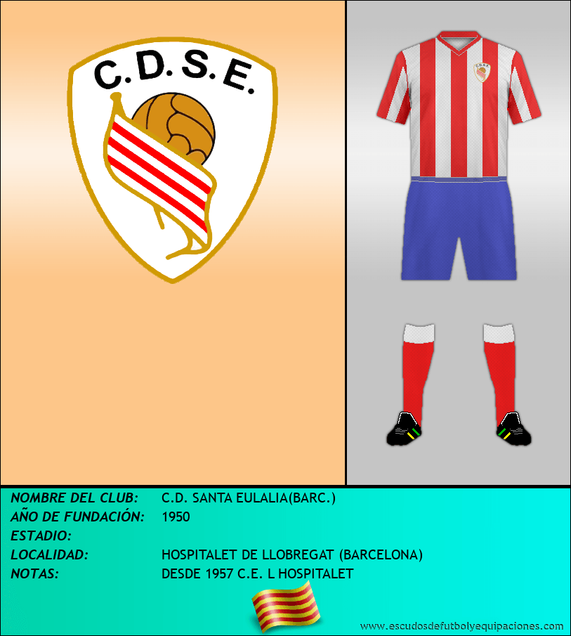 Escudo de C.D. SANTA EULALIA(BARC.)