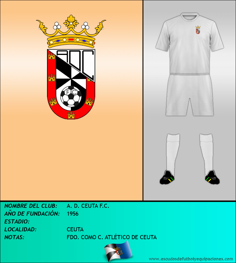 Escudo de A. D. CEUTA F.C.