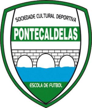 Escudo de S.C.D. PONTECALDELAS (GALICIA)