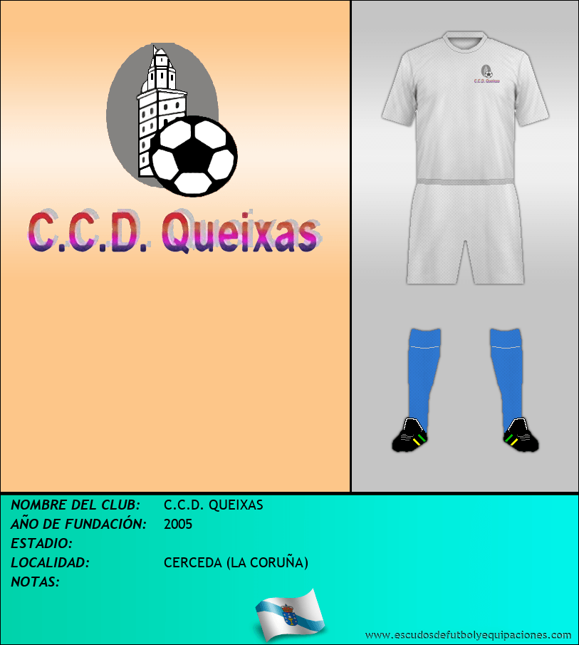 Escudo de C.C.D. QUEIXAS