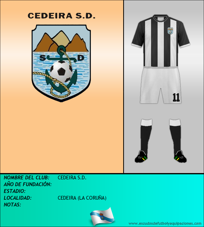 Escudo de CEDEIRA S.D.