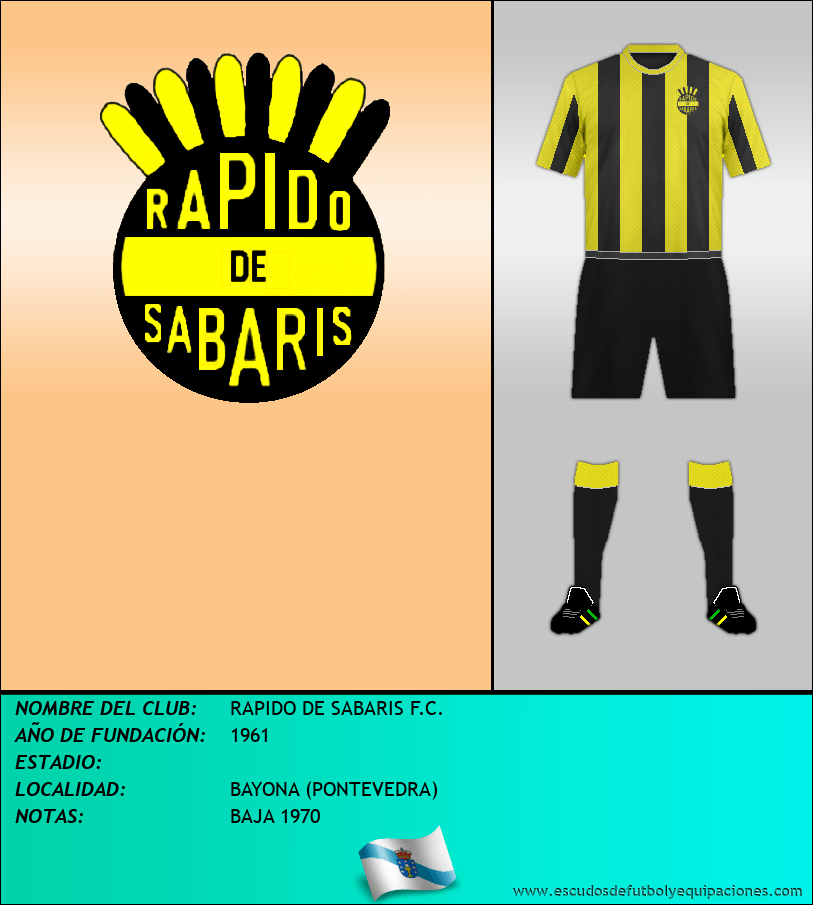 Escudo de RAPIDO DE SABARIS F.C.