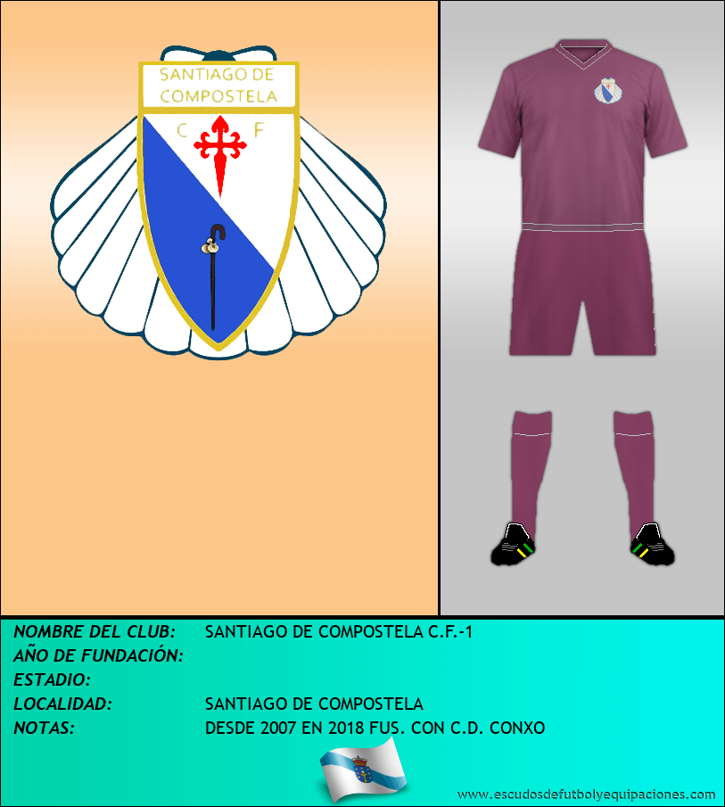 Escudo de SANTIAGO DE COMPOSTELA C.F.-1
