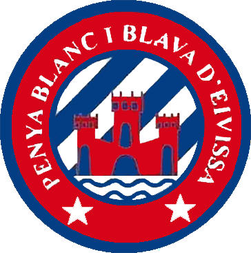 Escudo de PENYA BLANC I BLAVA D'EIVISSA (ISLAS BALEARES)