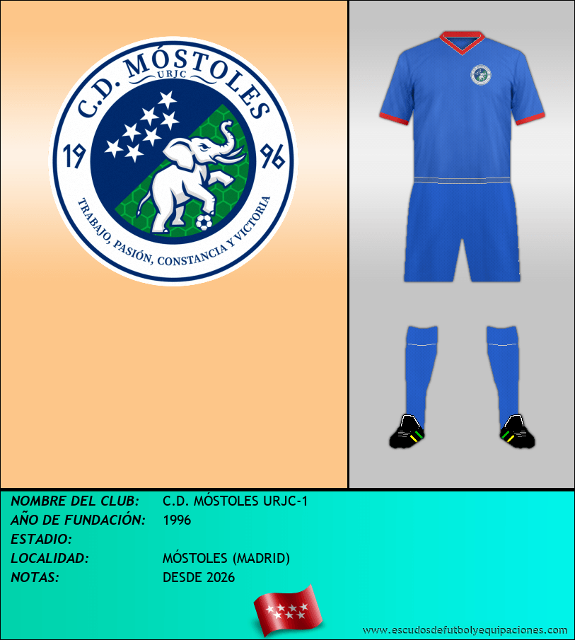 Escudo de C.D. MÓSTOLES URJC-1