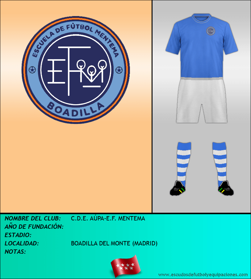 Escudo de C.D.E. AÚPA-E.F. MENTEMA