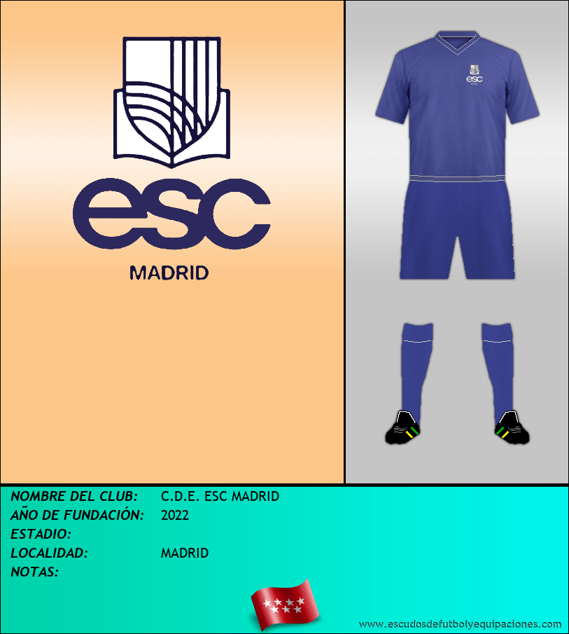 Escudo de C.D.E. ESC MADRID