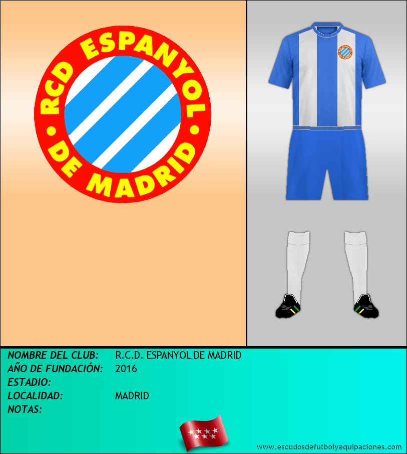 Escudo de R.C.D. ESPANYOL DE MADRID