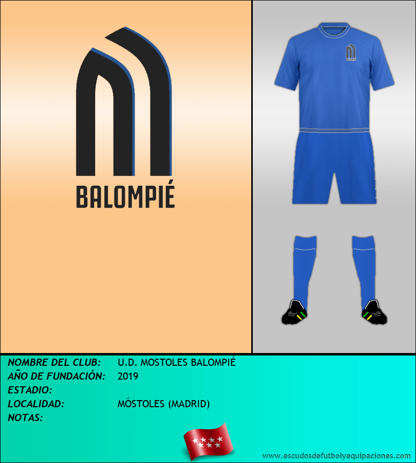 Escudo de U.D. MOSTOLES BALOMPIÉ