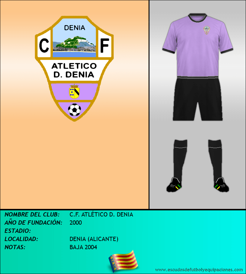 Escudo de C.F. ATLÉTICO D. DENIA