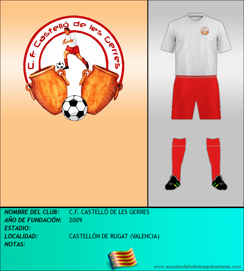 Escudo de C.F. CASTELLÓ DE LES GERRES