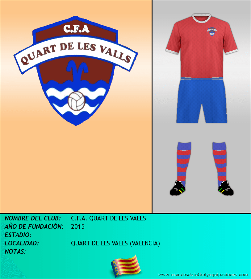 Escudo de C.F.A. QUART DE LES VALLS