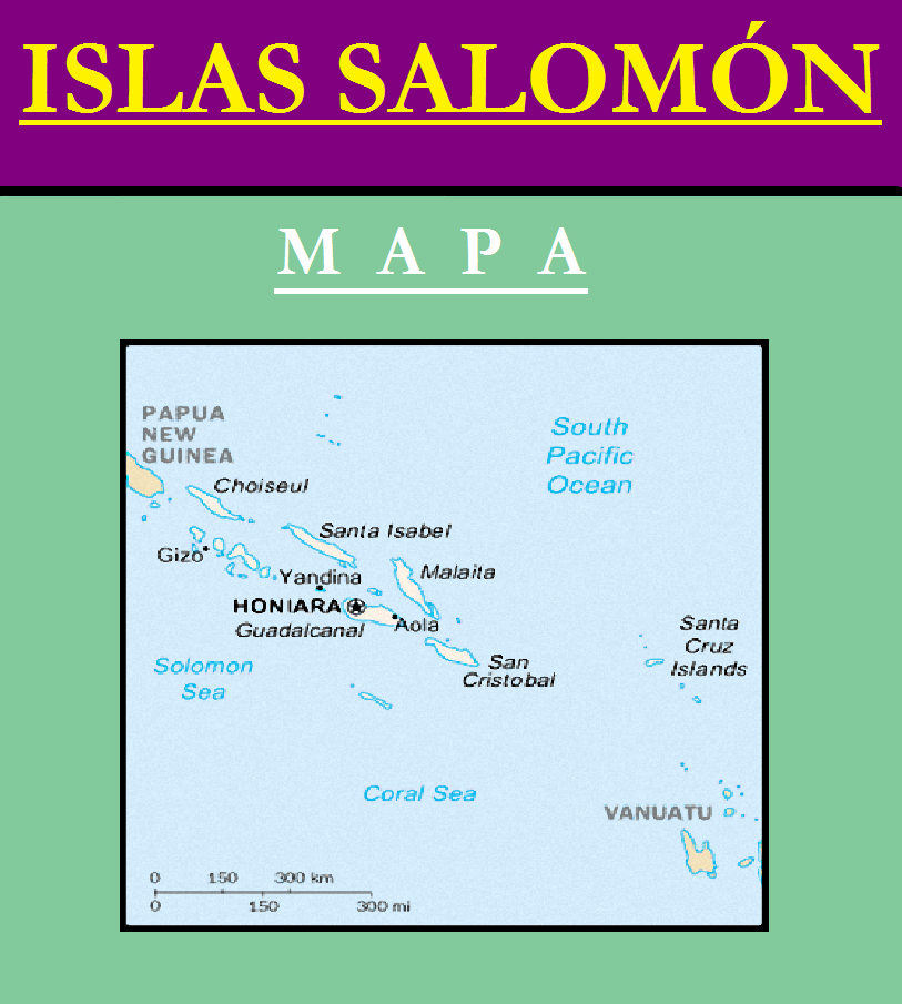 Escudo de MAPA DE ISLAS SALOMÓN