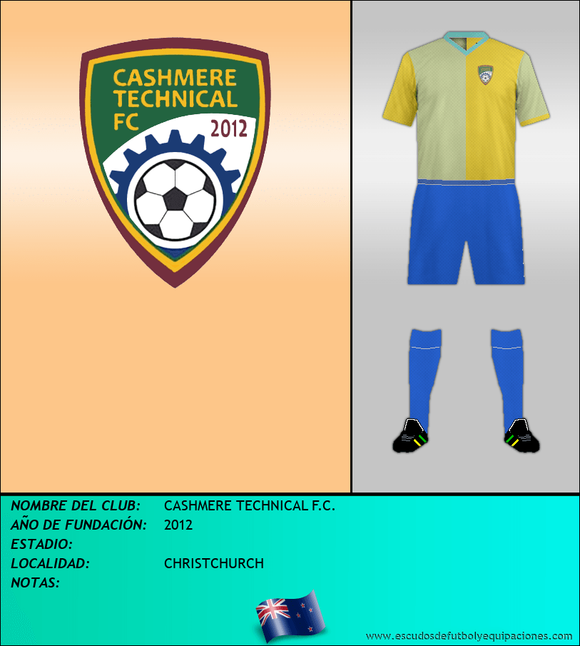 Escudo de CASHMERE TECHNICAL F.C.