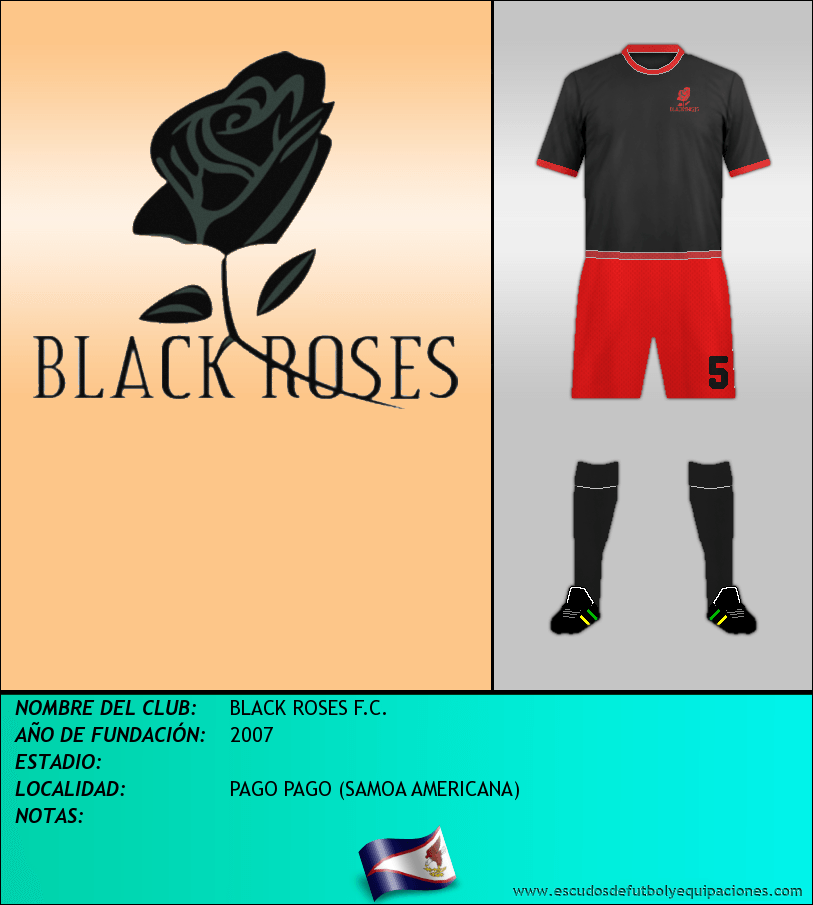 Escudo de BLACK ROSES F.C.
