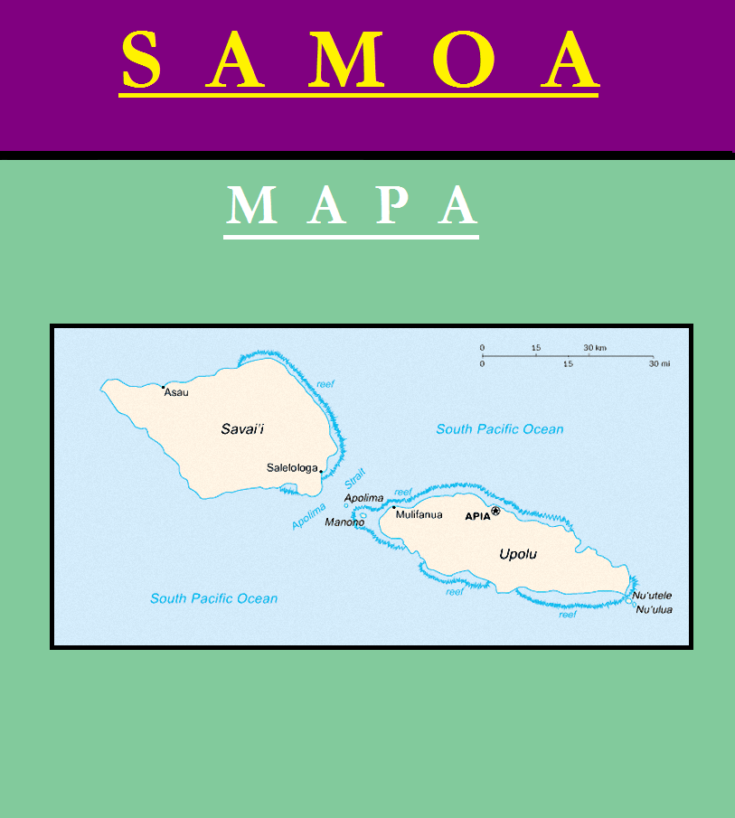 Escudo de MAPA DE SAMOA