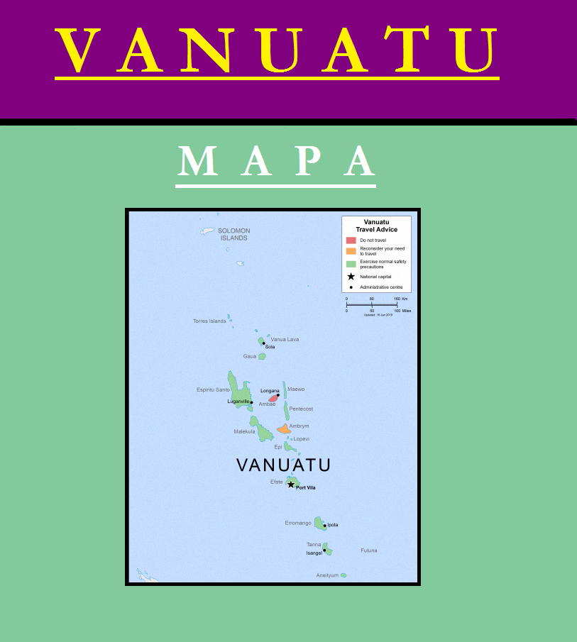 Escudo de MAPA DE VANUATU