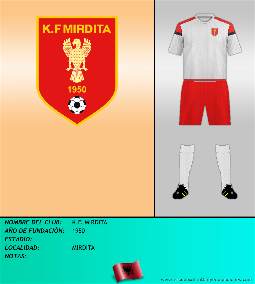 Escudo de K.F. MIRDITA