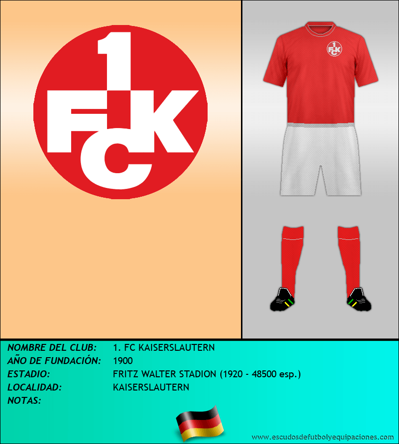 Escudo de 1. FC KAISERSLAUTERN
