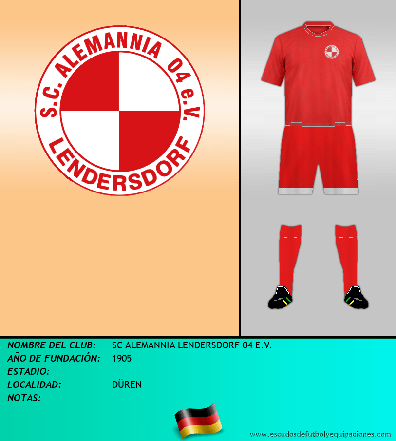 Escudo de SC ALEMANNIA LENDERSDORF 04 E.V.
