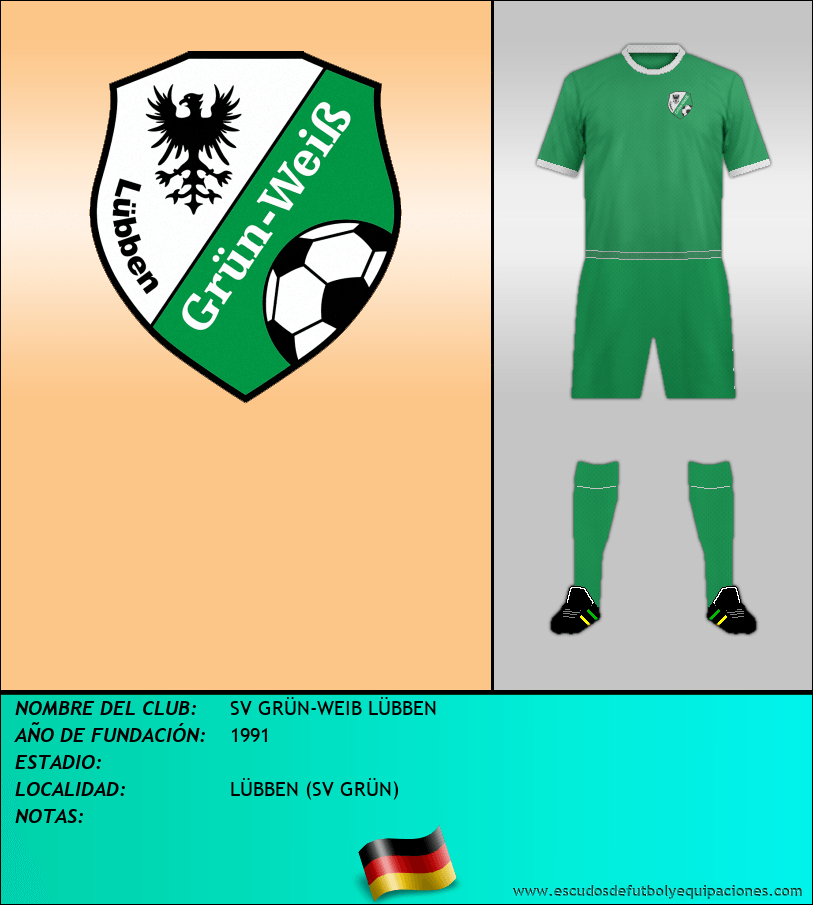 Escudo de SV GRÜN-WEIB LÜBBEN