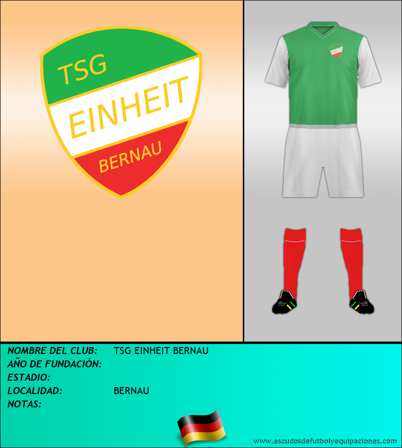 Escudo de TSG EINHEIT BERNAU