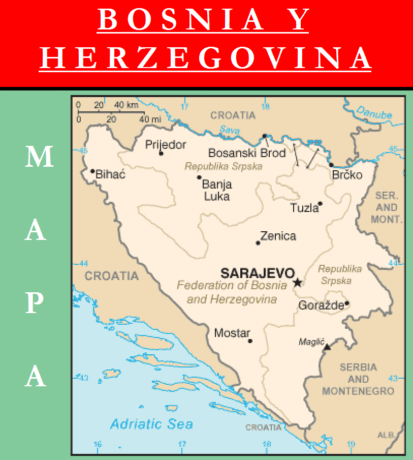 Escudo de MAPA DE BOSNIA